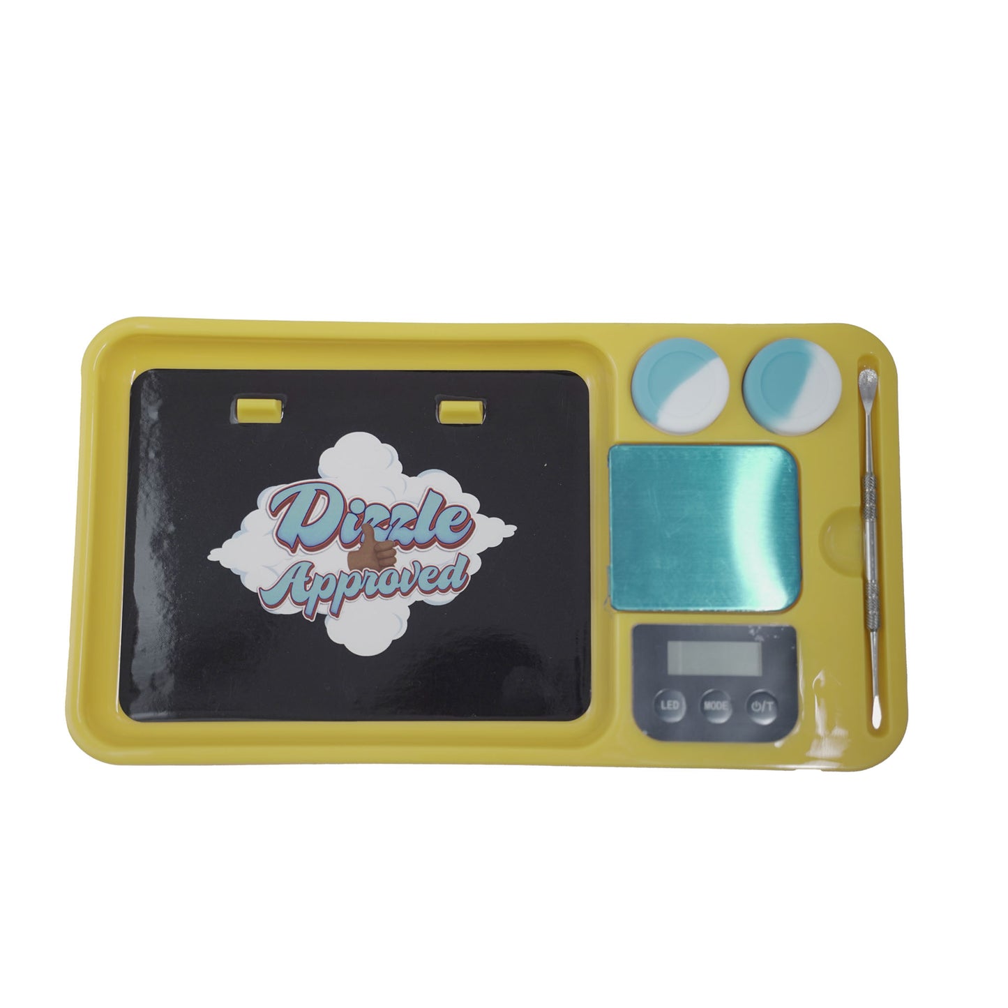 Built in Scale Rolling Tray (The clock)